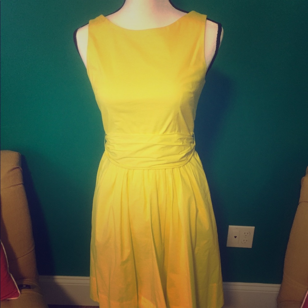 Eliza J Yellow Dress